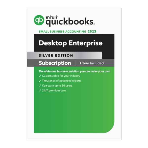 Intuit QuickBooks Desktop Enterprise 2023 Silver Accounting America Inc